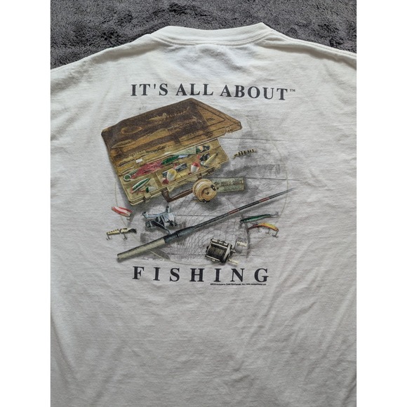 Vintage Delta Pro Weight Short Sleeve T Shirt Men's Size XL White Made In USA - Picture 9 of 10